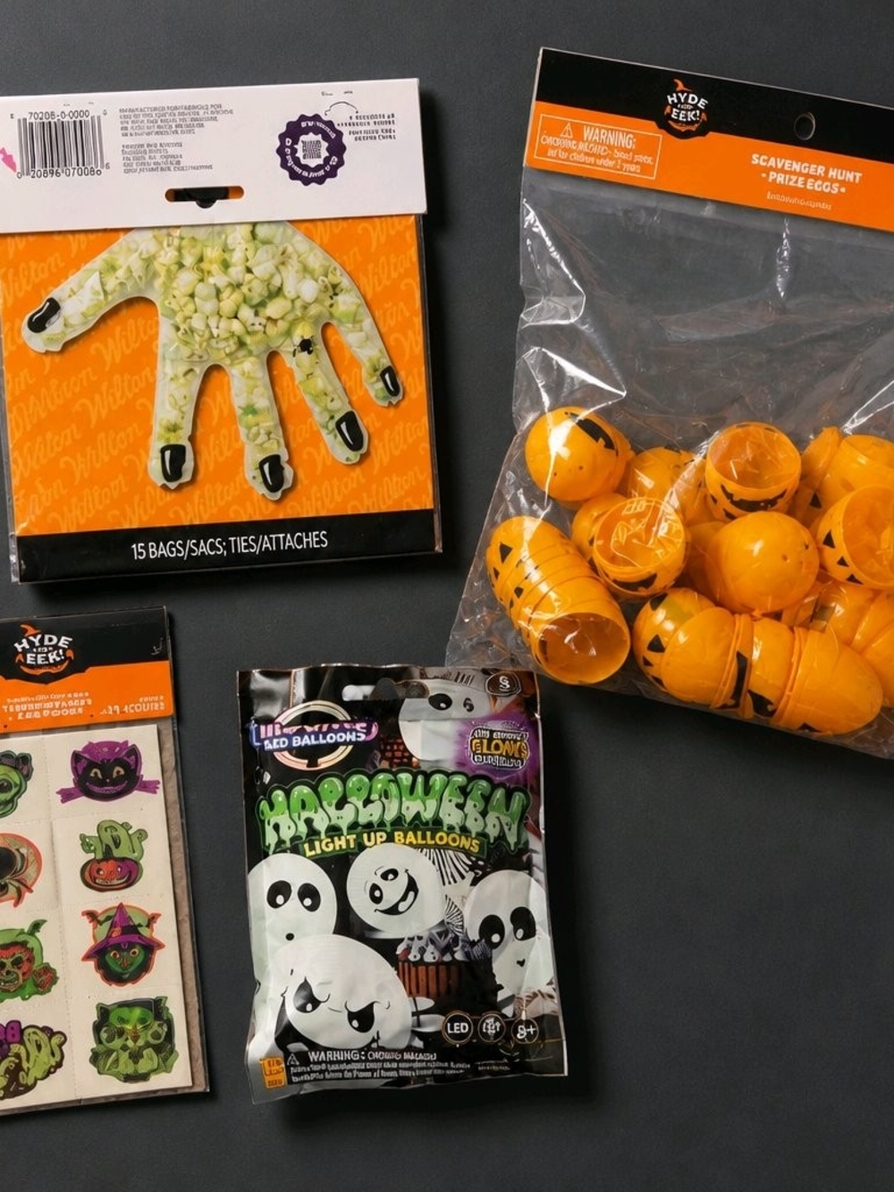 Hyde & Eek! Orange Jack-O'-Lantern Prize Eggs - Party Favor Pack